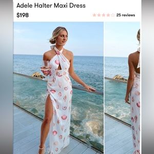 Show Me Your Mumu Adele Halter Maxi Dress